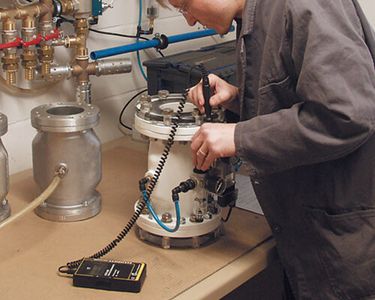 Teste da válvula de mangote interno da empresa