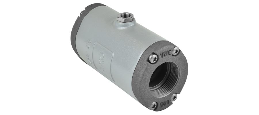 Válvula pneumática de manga flexível da série VMC com ligação de rosca fêmea, alumínio